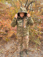Куртка тактическая весна женская мультикам водооталкивающая SoftShell Combat женская S XL - изображение 6