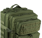 Тактичний штурмовий армійський рюкзак олива 45л / військовий рюкзак - зображення 7