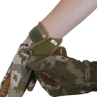 Тактические зимние перчатки Softshell пиксель - изображение 7
