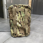 Підсумок-рюкзак сухарний на плитоноску з Моллі, Мультикам, WINTAC, Cordura 1000D, сумка сухарна тактична, сумка сухарка армійська - зображення 9