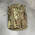 Підсумок-рюкзак сухарний на плитоноску з Моллі, Мультикам, WINTAC, Cordura 1000D, сумка сухарна тактична, сумка сухарка армійська - зображення 10