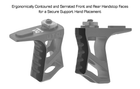 Упор на цевье Leapers Handstop, M-LOK, Aluminum black - изображение 5
