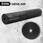 Глушник бойовий STEEL Gen 5 AIR .223/5.56, різьблення 1/2×28, саундмодератор AR-15 - зображення 6