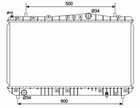 Радіатор, система охолодження двигуна NRF 53150 NRF (53150)