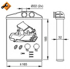 Теплообменник, система отопления салона NRF 54275 NRF (54275)