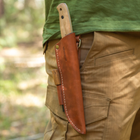 Туристический Нож из Углеродистой Стали с ножнами ADVENTURER CSHF BPS Knives - Нож для рыбалки, охоты, походов - изображение 8