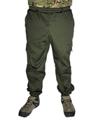 Мужские тактические летние штаны Джогеры р. L 50-52 Хаки - изображение 1