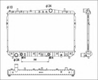 Радиатор, система охлаждения двигателя NRF 53732 NRF (53732)