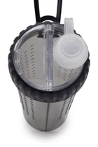 Бутылка дорожная двойная для корма и воды Dexas Snack DuO with Companion Cup, 720 мл, серая