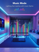 Zaslona Govee LED WiFi Bluetooth Curtain Lights (6974316994459) - obraz 3