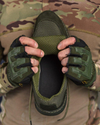 Тактичні чоловічі кросівки з натуральної шкіри літні 46р олива (14576) - зображення 4
