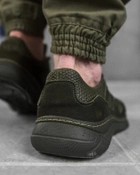 Тактические мужские кроссовки из натуральной кожи летние 44р олива (14576) - изображение 5
