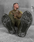 Тактические мужские кроссовки из натуральной кожи летние 42р олива (14576) - изображение 6
