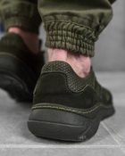 Тактичні чоловічі кросівки з натуральної шкіри літні 45р олива (14576) - зображення 5