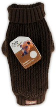 Sweter All For Paws Knitted Dog Sweater Fishermans XL 40 cm Brown (0847922094751) - obraz 1