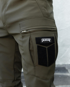 Зимові брюки карго тактичні Softshell BEZET Ешелон хакі - XS - зображення 8