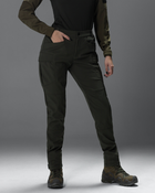 Жіночі брюки карго тактичні BEZET Капелан хакі - S - зображення 4