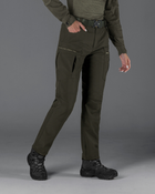 Зимові брюки карго тактичні Softshell BEZET Ешелон хакі - зображення 8