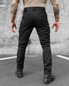 Зимові брюки карго тактичні Softshell BEZET Ешелон чорні - XS - зображення 3