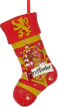 Ялинкова прикраса Nemesis Now Гаррі Поттер Різдвяна шкарпетка Ґрифіндор (801269143510) - зображення 1
