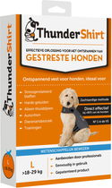 Розслаблююча жилетка для собак відчуваючих стрес ThunderShirt Compression shirt L Grey (3411113088200) - зображення 1