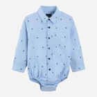 Дитяче боді-рубашка для хлопчика Cool Club CCB2401543 80 см Світло-блакитне (5903977262219) - зображення 1