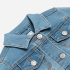 Дитяча джинсова куртка для дівчинки Cool Club CJG2411440 98 см Блакитна (5903977186485) - зображення 3
