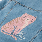 Дитяча джинсова куртка для дівчинки Cool Club CJG2411440 110 см Блакитна (5903977186508) - зображення 4