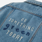 Дитяча джинсова куртка для дівчинки Cool Club CJG2410626 92 см Блакитна (5903977132284) - зображення 4