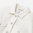 Підліткова джинсова куртка для дівчинки Cool Club CJG2422096 152 см Біла (5903977252500) - зображення 3