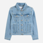 Підліткова джинсова куртка для дівчинки Cool Club CJG2421415 140 см Блакитна (5903977213723) - зображення 1