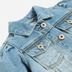Jeansowa kurtka dziecięca dla dziewczynki Cool Club CJG2310625 92 cm Niebieska (5903272933012) - obraz 4