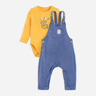 Дитячий костюм (боді + напівкомбінезон) для новонароджених Cool Club LNB2400471-00 74 см Різнокольоровий (5903977152244) - зображення 1
