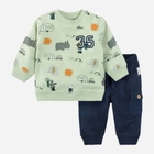 Дитячий костюм (світшот + штани) для хлопчика Cool Club CCB2401145-00 86 см Різнокольоровий (5903977177155) - зображення 1