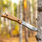 Компактный охотничий Нож из Углеродистой Стали HK1 CSH BPS Knives - Нож для рыбалки, охоты, походов - изображение 4