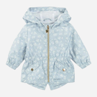 Дитяча демісезонна куртка-парка для дівчинки Cool Club COG2402288 86 см Блакитна (5903977254887) - зображення 1