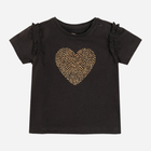 Дитяча футболка для дівчинки Cool Club CCG2401239 62 см Графітова (5903977182685) - зображення 1