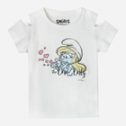 Koszulka dziecięca dla dziewczynki Cool Club LCG2412615 104 cm Ecru (5903977309631) - obraz 3
