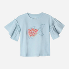Дитяча футболка для дівчинки Cool Club CCG2411991 134 см Світло-блакитна (5903977270139) - зображення 3