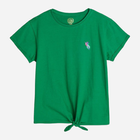 Koszulka dziecięca dla dziewczyki Cool Club CCG2423612 134 cm Ciemnozielona (5903977293244) - obraz 3