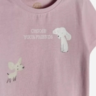 Koszulka dziecięca dla dziewczynki Cool Club CCG2410671 110 cm Fioletowa (5903977158499) - obraz 2