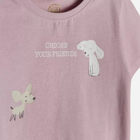 Дитяча футболка для дівчинки Cool Club CCG2410671 116 см Фіолетова (5903977158505) - зображення 5