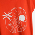 Підліткова футболка для дівчинки Cool Club CCG2422109 164 см Червона (5903977277923) - зображення 4