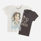 Komplet koszulek dziecięcych 3 szt dla dziewczyki Cool Club LCG2411293-00 128 cm Wielokolorowy (5903977191830) - obraz 1
