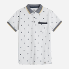 Підліткова футболка-поло для хлопчика Cool Club CCB2421654 164 см Біла (5903977235176) - зображення 3