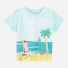 Дитяча футболка для дівчинки Cool Club CCG2413384 128 см Бірюзова (5903977343635) - зображення 1