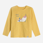 Koszulka z długimi rękawami dziecięca dla dziewczyki Cool Club CCG2410329 110 cm Żółta (5903977145819) - obraz 4