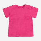 Дитяча футболка для дівчинки Cool Club CCG2401836 62 см Рожева (5903977213303) - зображення 1