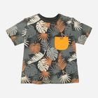 Дитяча футболка для хлопчика Cool Club CCB2403621 68 см Графітова (5903977305480) - зображення 1