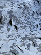Сетка бесшумная маскировочная камуфляжная ТМ GERC 5х10 м зима (SMW-2_23 5/10) - изображение 9
